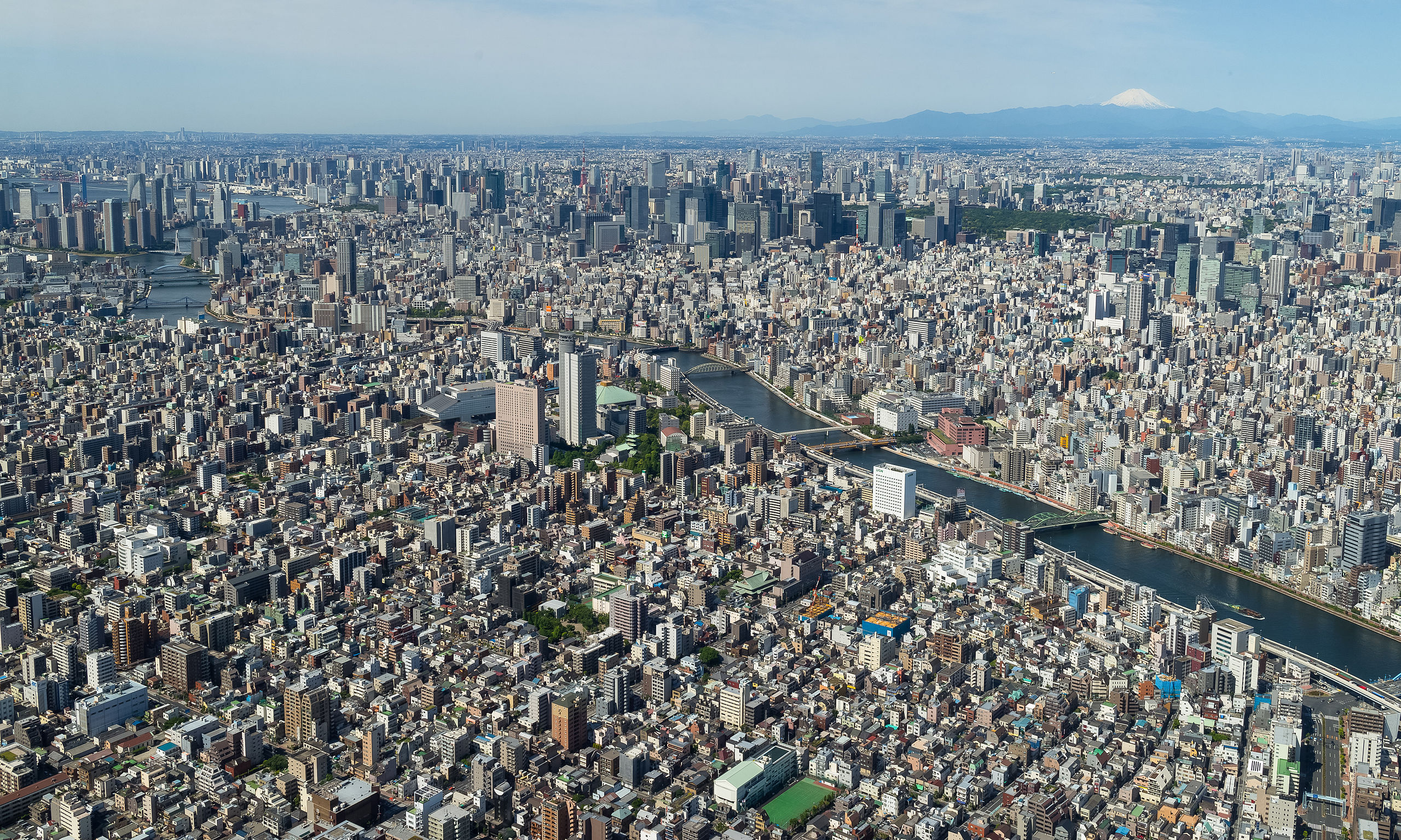 Modern day Tokyo, Japan.