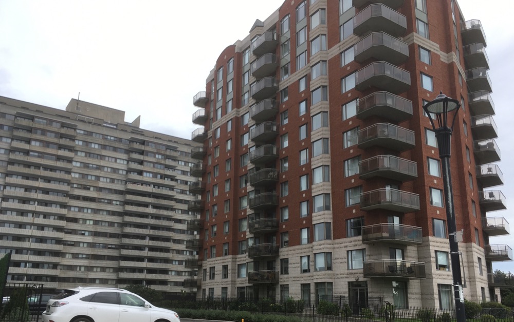 Newer apartments in the Montreal suburbs